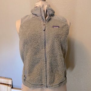 Patagonia Gray Fleece Vest Large